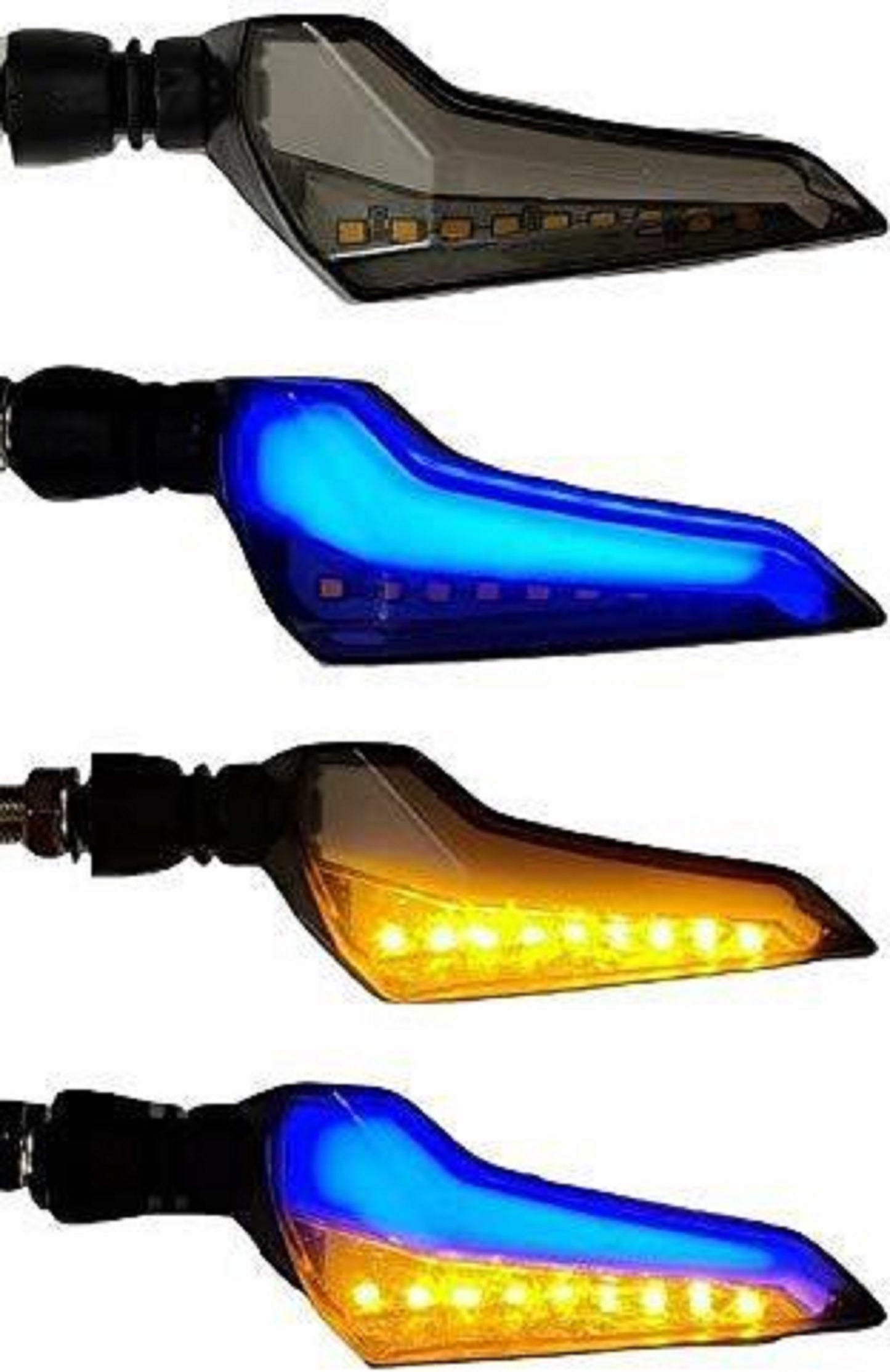 LED Indicator Light for Universal For Bike (Blue, Yellow)