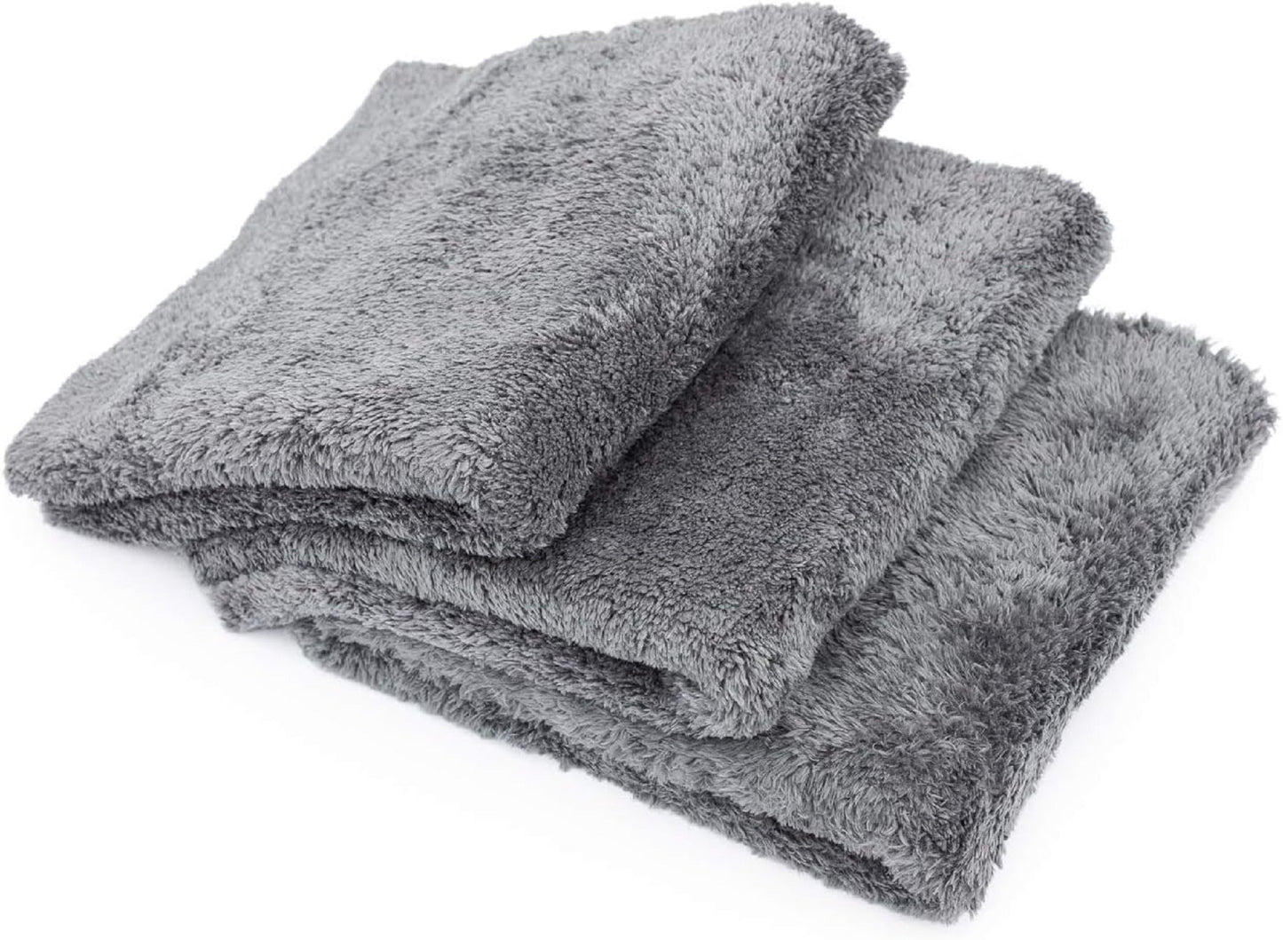 Ultra Soft 450GSM Microfiber Edgless & Dual Sided cloth 60x40 CM Grey
