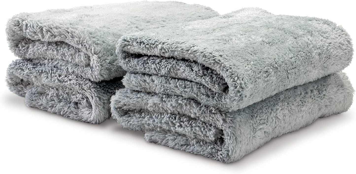 Ultra Soft 600GSM Microfiber Edgless & Dual Sided cloth 40x40 CM Grey