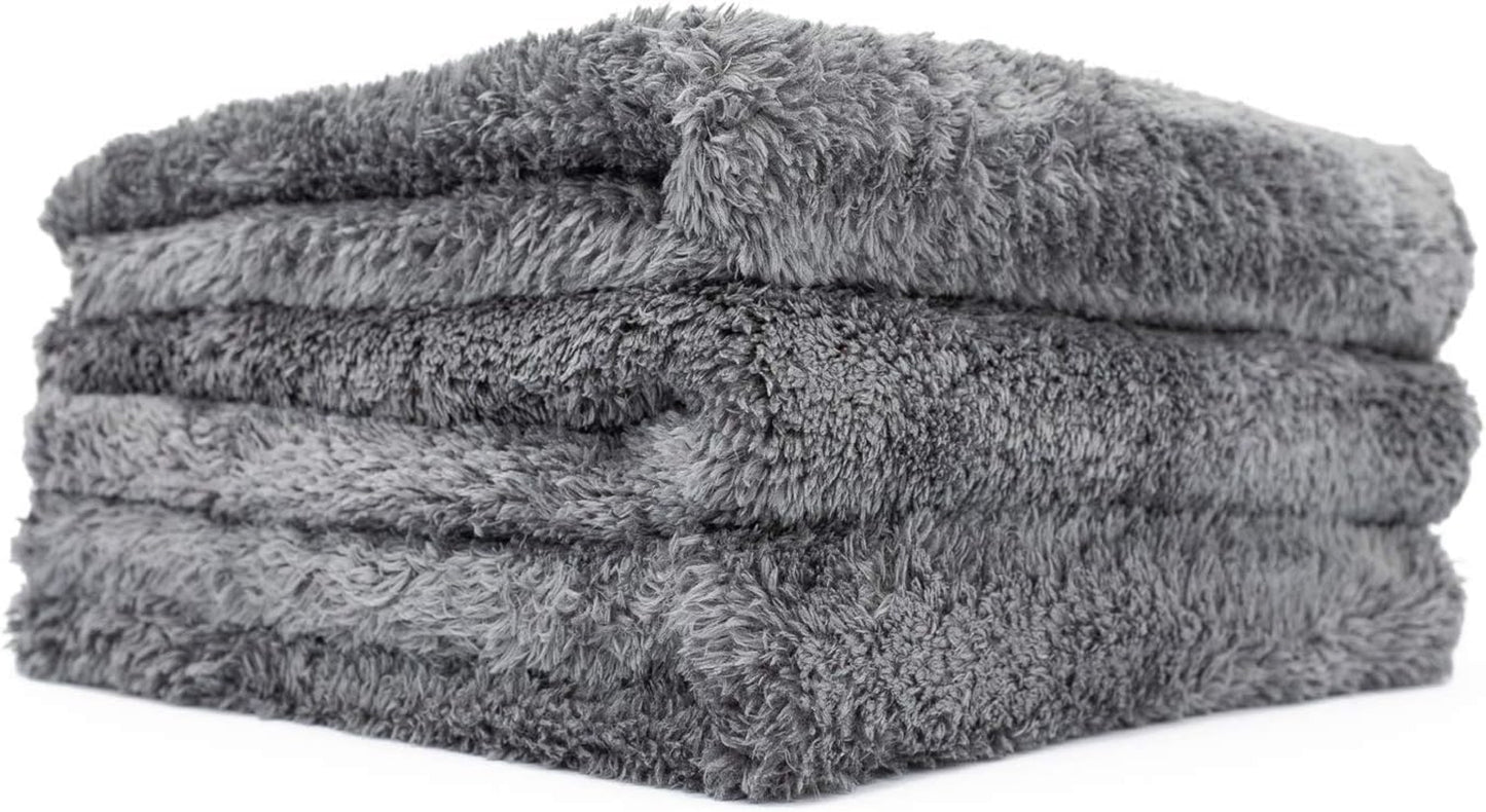 Ultra Soft 600GSM Microfiber Edgless & Dual Sided cloth 40x40 CM Grey