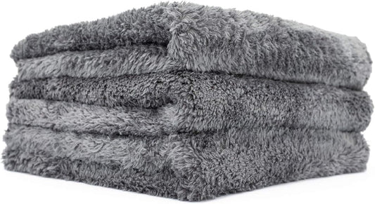 Ultra Soft 600GSM Microfiber Edgless & Dual Sided cloth 40x40 CM Grey