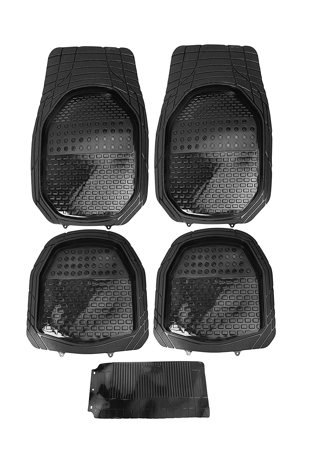 Brick Anty-Skid Rubber Universal Car Floor Mats -Set of 5