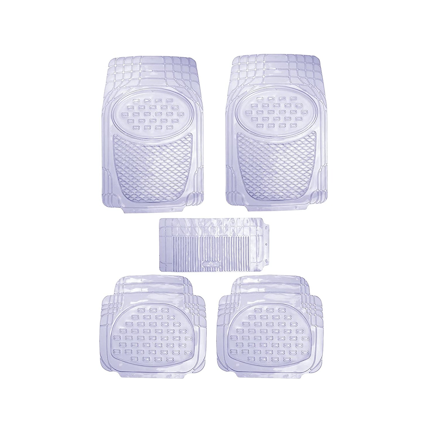 6604 Anty-Skid Rubber Universal Car Floor Mats -Set of 5