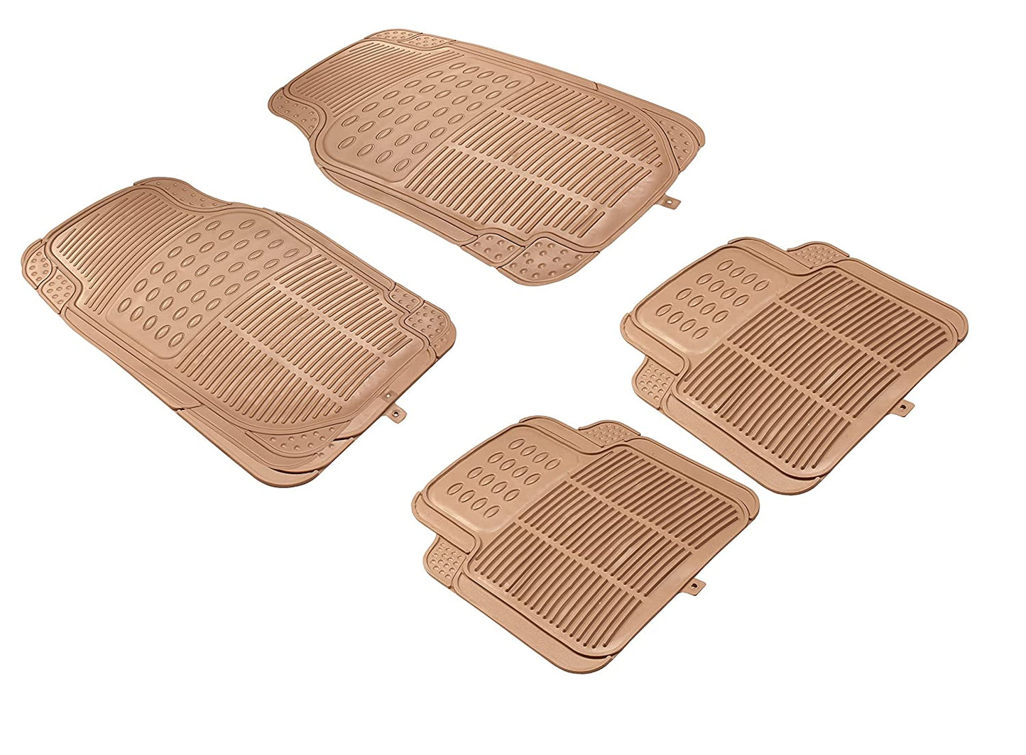 CHP Anty-Skid Rubber Universal Car Floor Mats -Set of 5