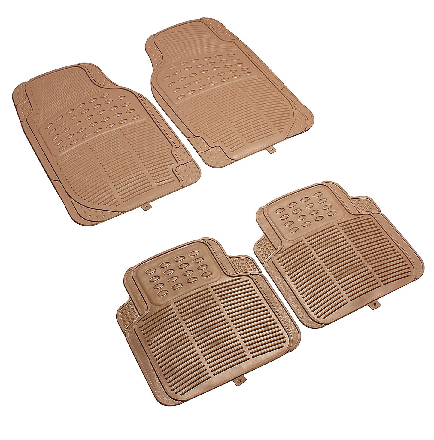 CHP Anty-Skid Rubber Universal Car Floor Mats -Set of 5