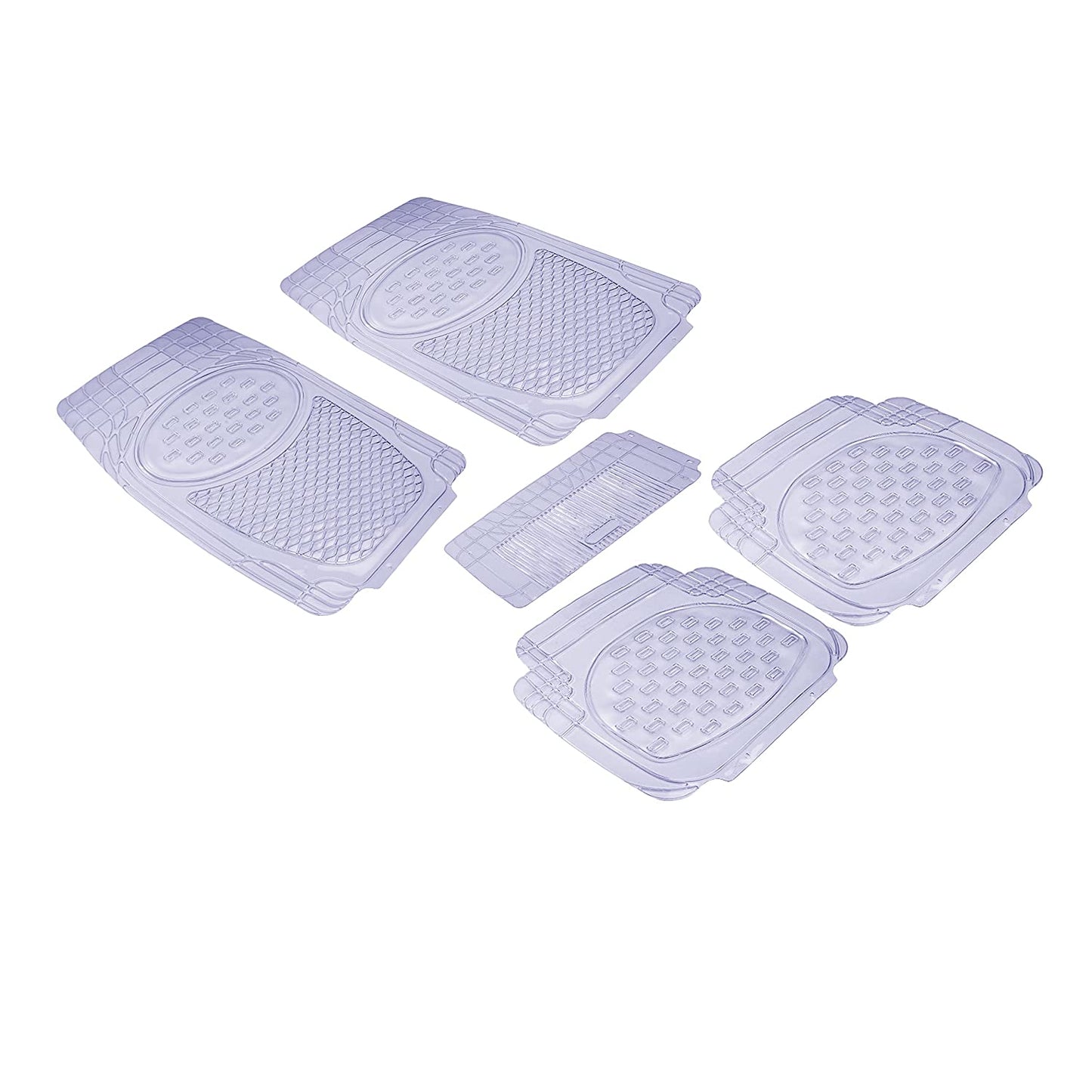 6604 Anty-Skid Rubber Universal Car Floor Mats -Set of 5