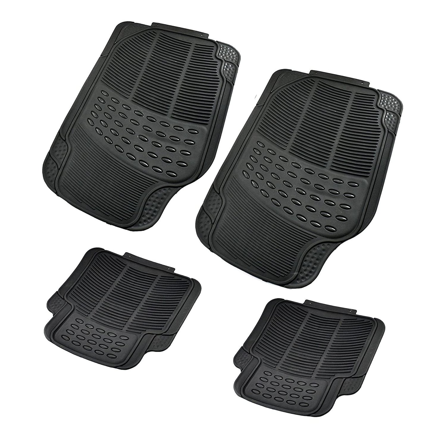 CHP Anty-Skid Rubber Universal Car Floor Mats -Set of 5