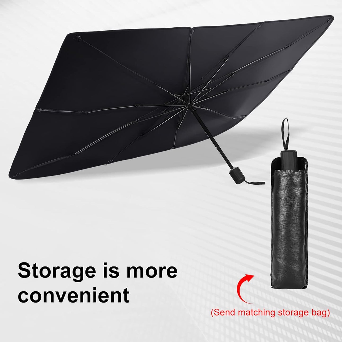 Front Sun Shade Windshield Umbrella