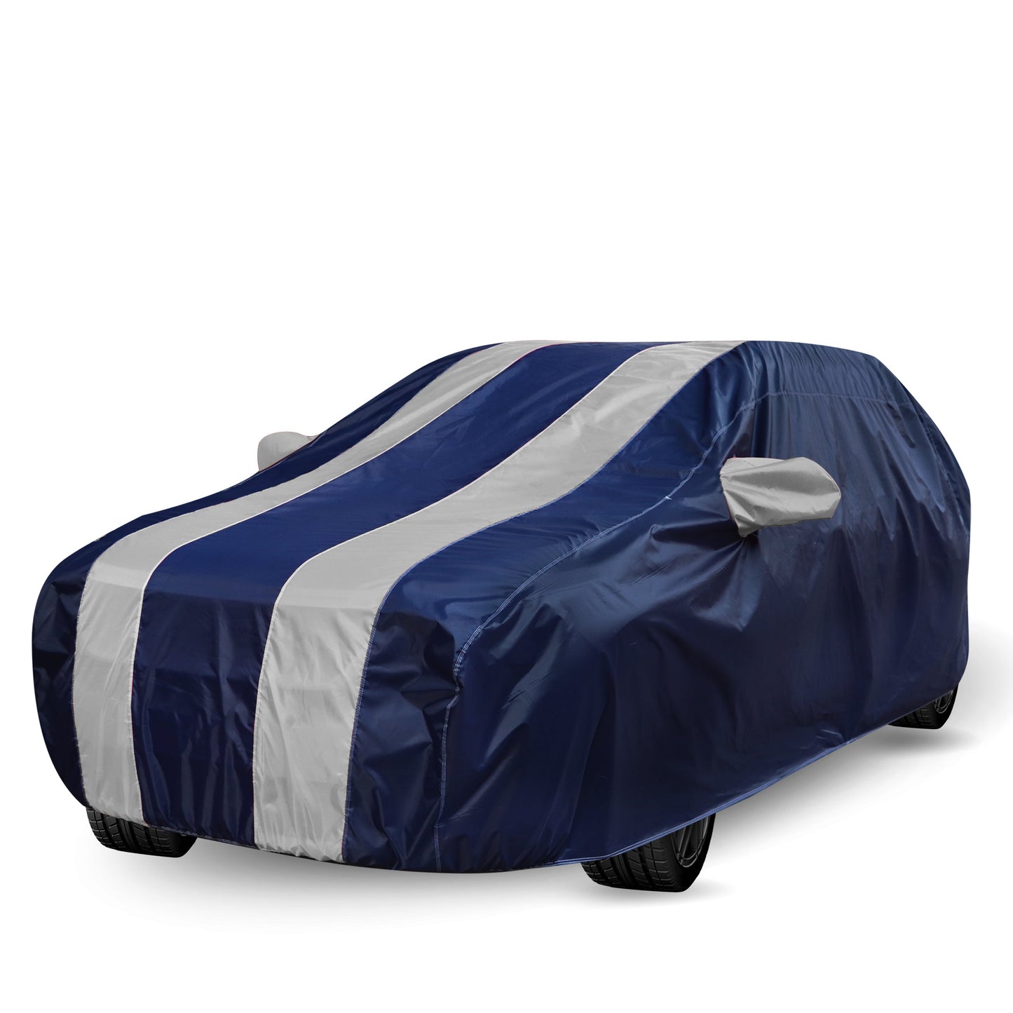 Taffeta Car Cover - Water Resistant Navy Silver