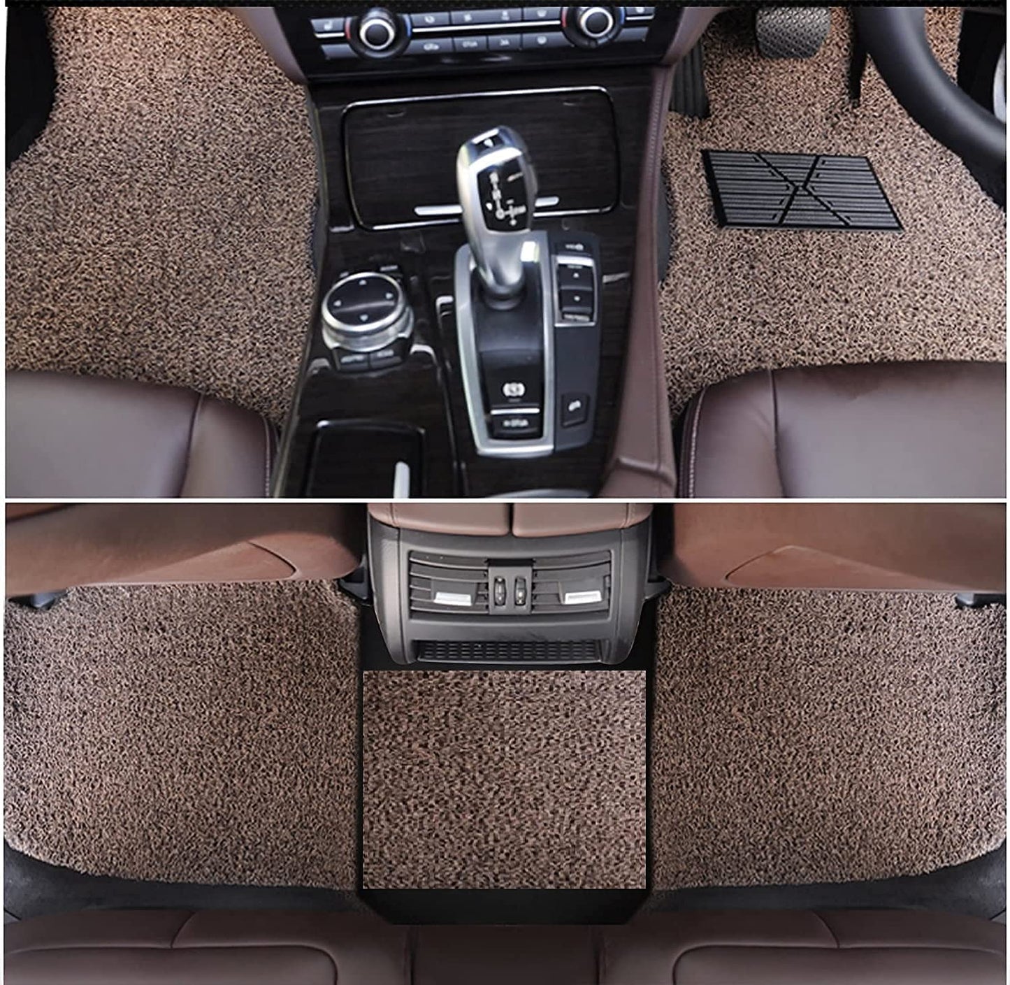 Anti-Skid Curly Grass Car Foot Mat, Universal Fit