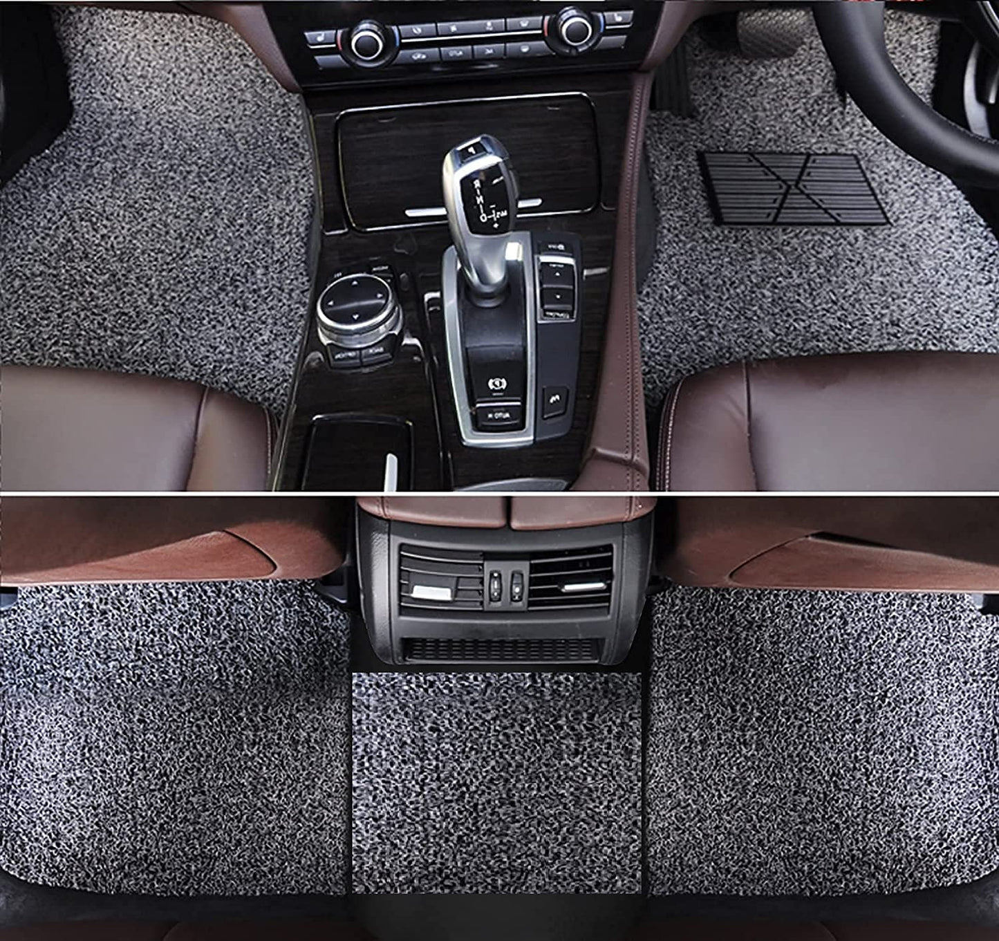 Anti-Skid Curly Grass Car Foot Mat, Universal Fit