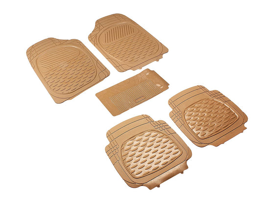 6255 Anty-Skid Rubber Universal Car Floor Mats -Set of 5