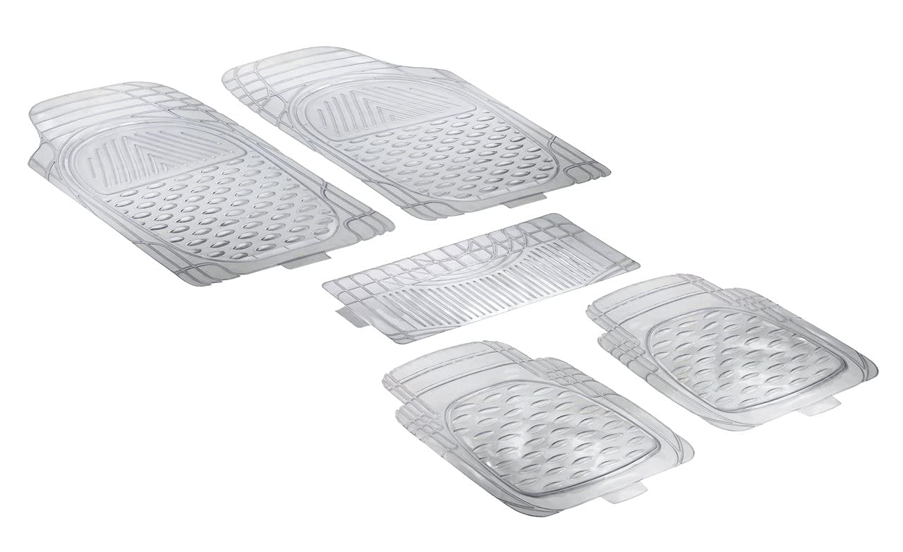 6255 Anty-Skid Rubber Universal Car Floor Mats -Set of 5