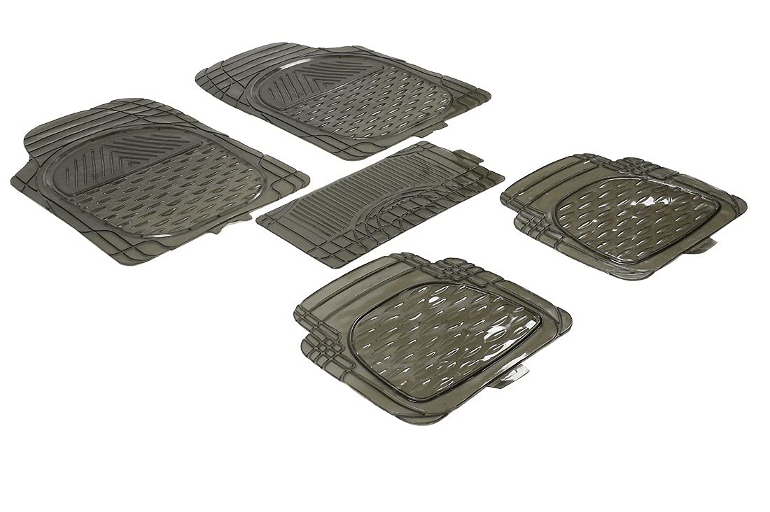 6255 Anty-Skid Rubber Universal Car Floor Mats -Set of 5