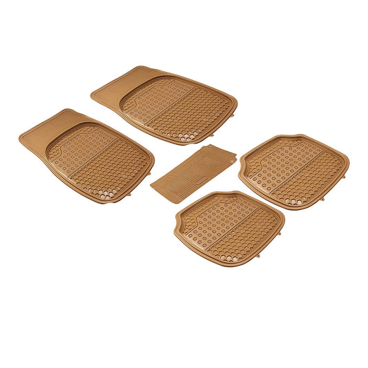 Honey Anty-Skid Rubber Universal Car Floor Mats -Set of 5