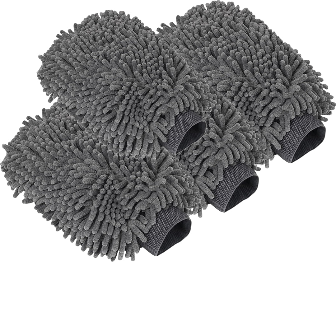 Chenille Microfiber Wash Mitt, Car Cleaning Gloves