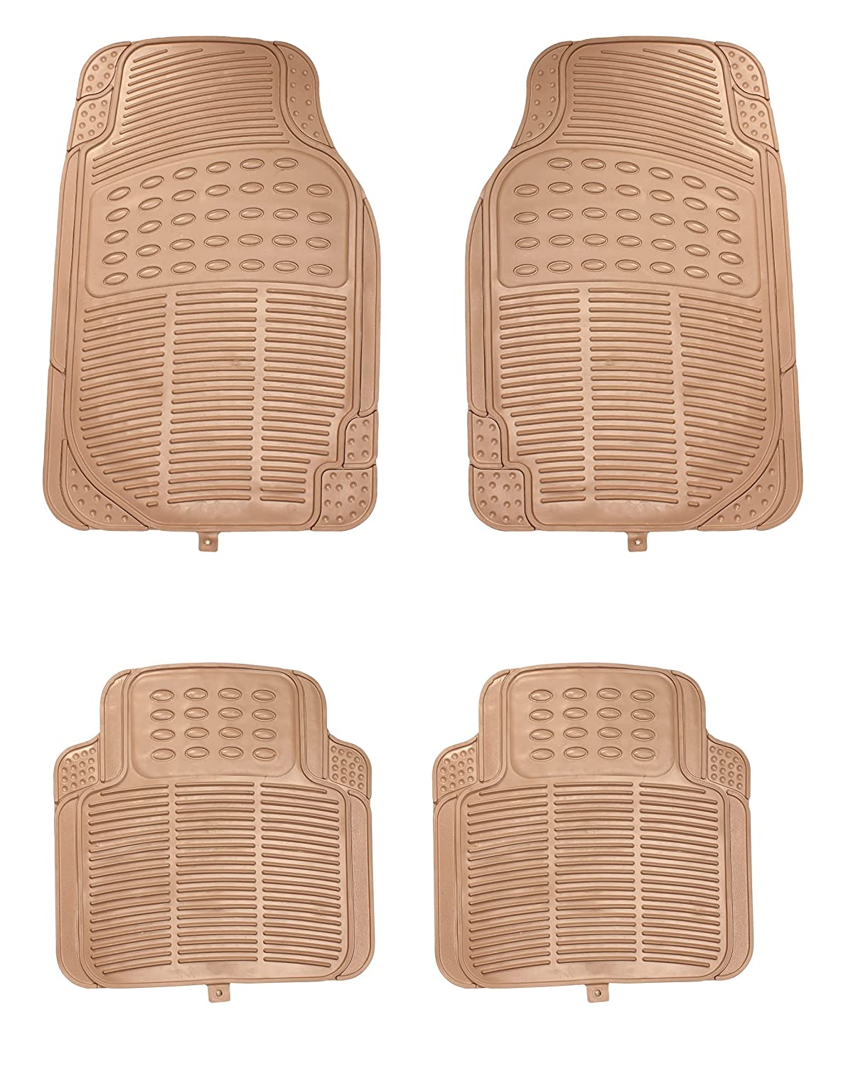 CHP Anty-Skid Rubber Universal Car Floor Mats -Set of 5