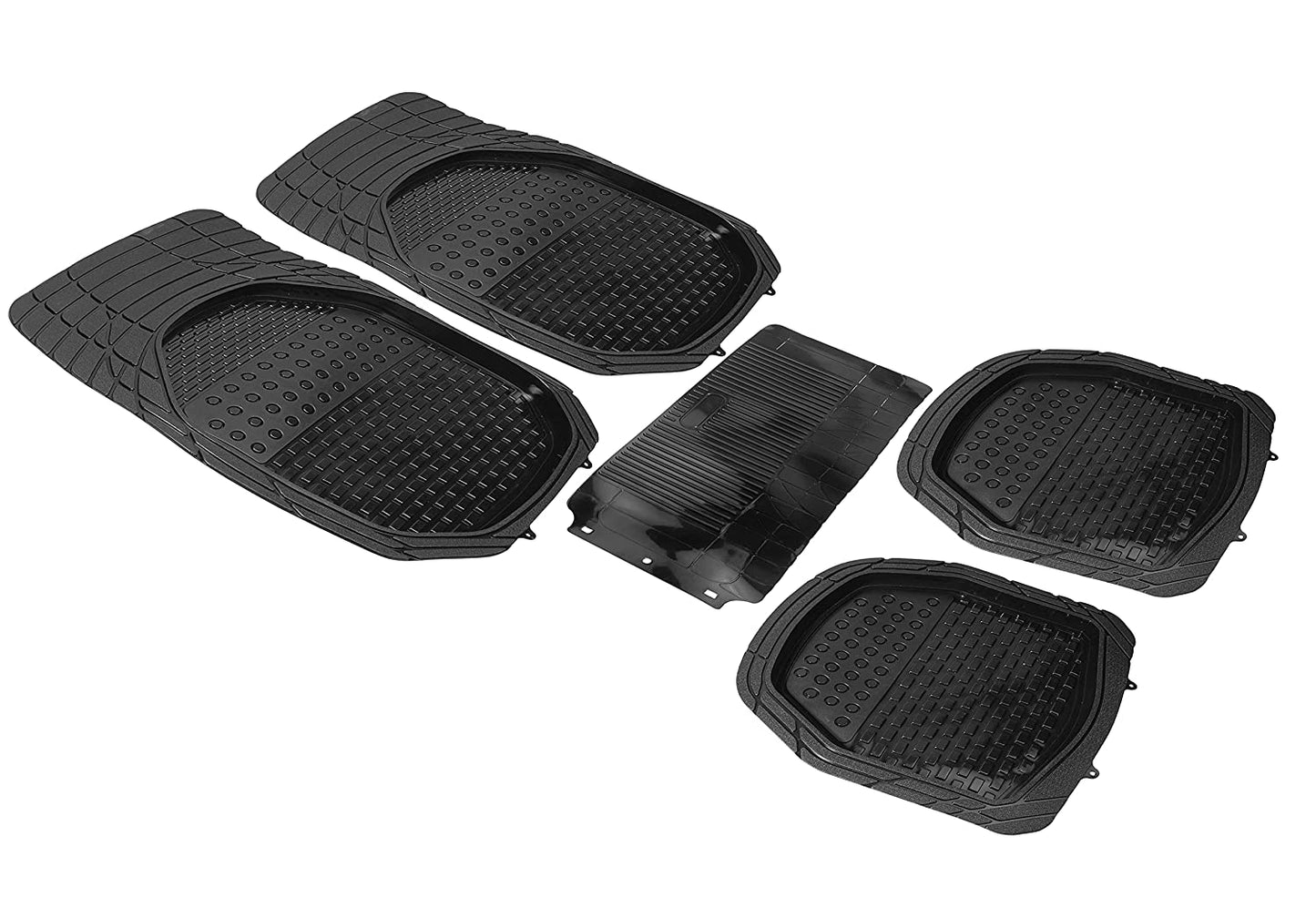 Brick Anty-Skid Rubber Universal Car Floor Mats -Set of 5