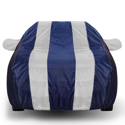 Taffeta Car Cover - Water Resistant Navy Silver