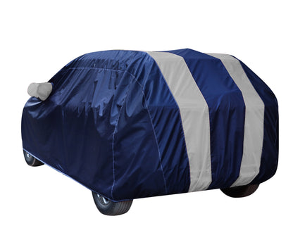 Taffeta Car Cover - Water Resistant Navy Silver