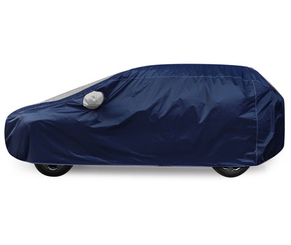 Taffeta Car Cover - Water Resistant Navy Silver