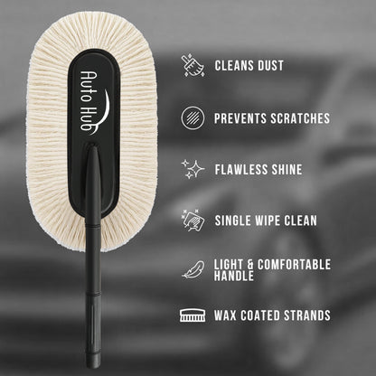 Car Duster Wax Coating, Scratch-Free Car Cleaner Brush