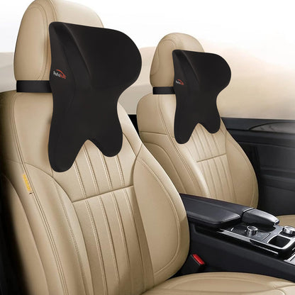 Car Neck Rest Pillow, Memory Foam, Car Seat Head Rest Cushion (Butterfly)