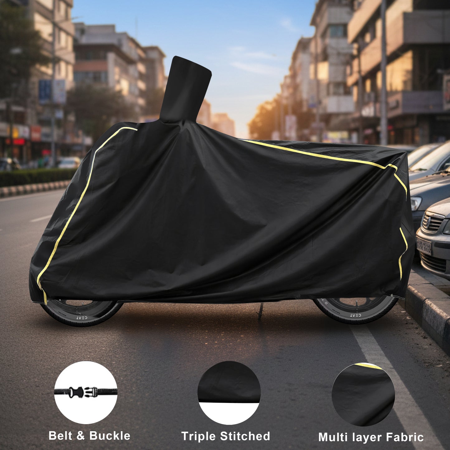 Piping Bike & Scooty Cover