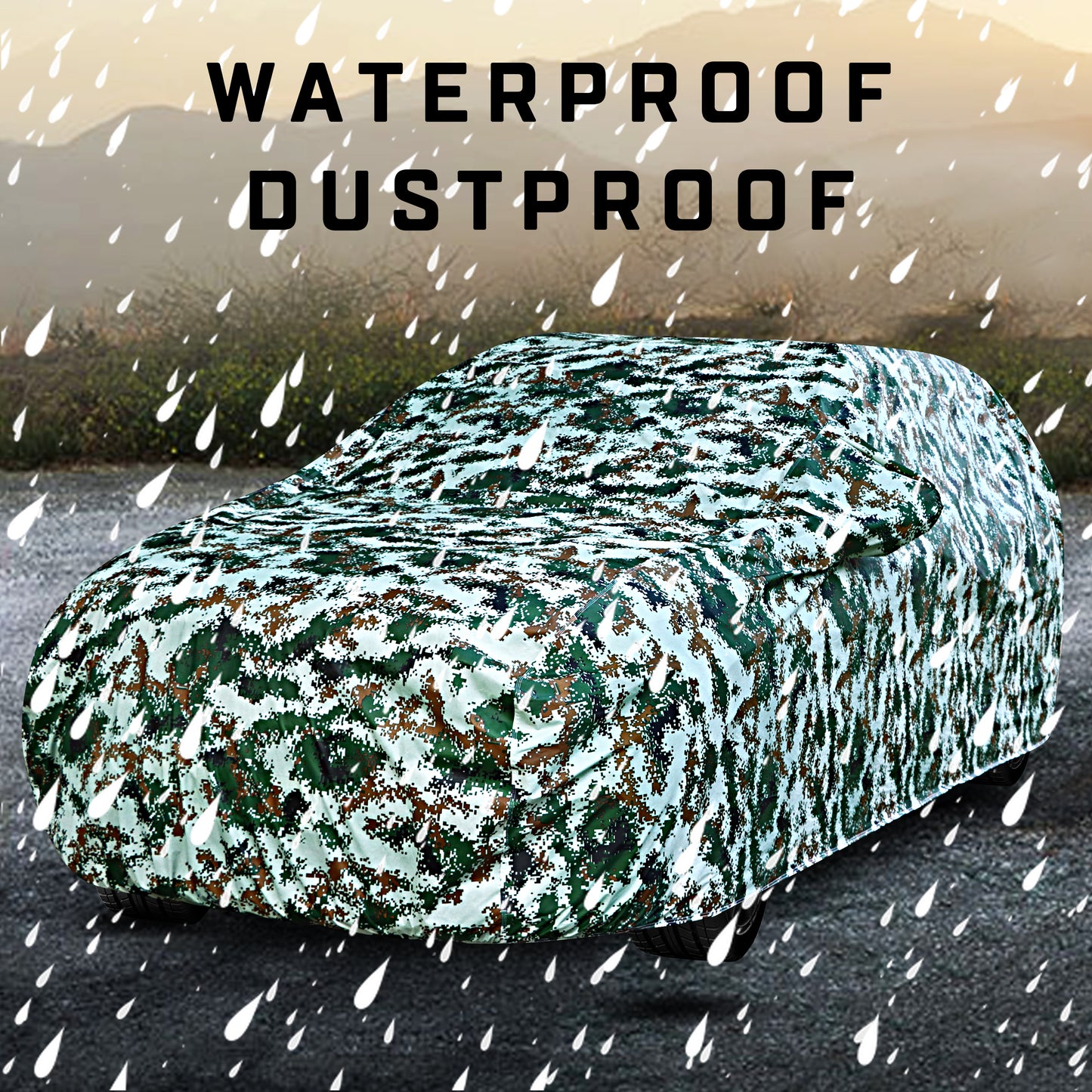 Waterproof Car Body Cover Forest Print