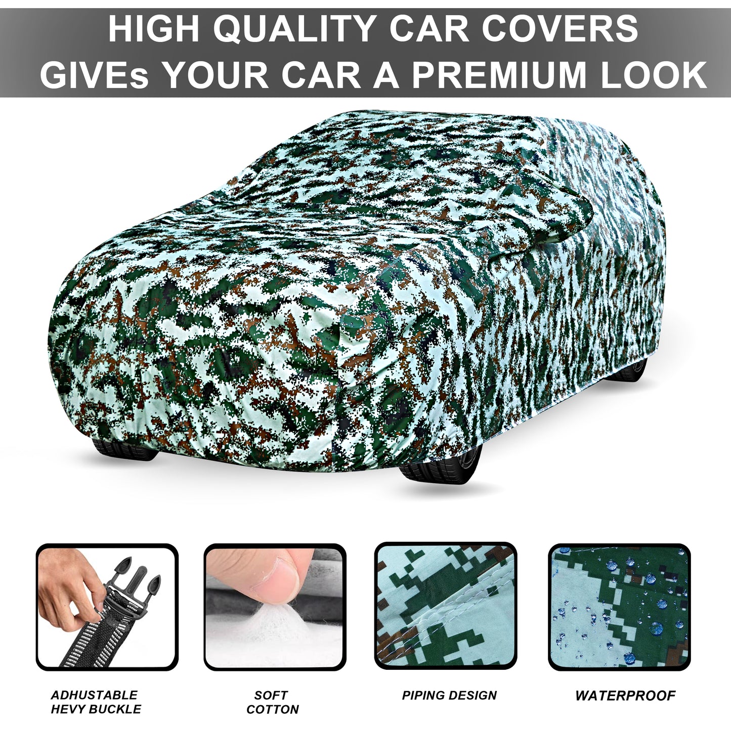 Waterproof Car Body Cover Forest Print