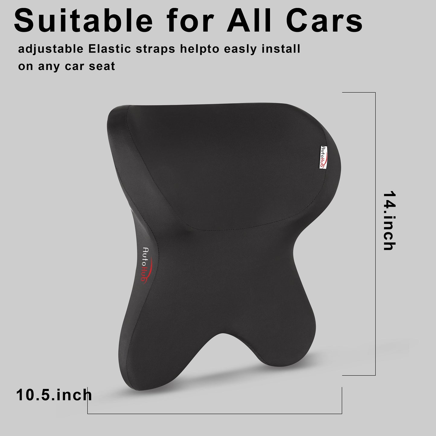 Car Neck Rest Pillow, Memory Foam, Car Seat Head Rest Cushion (Butterfly)