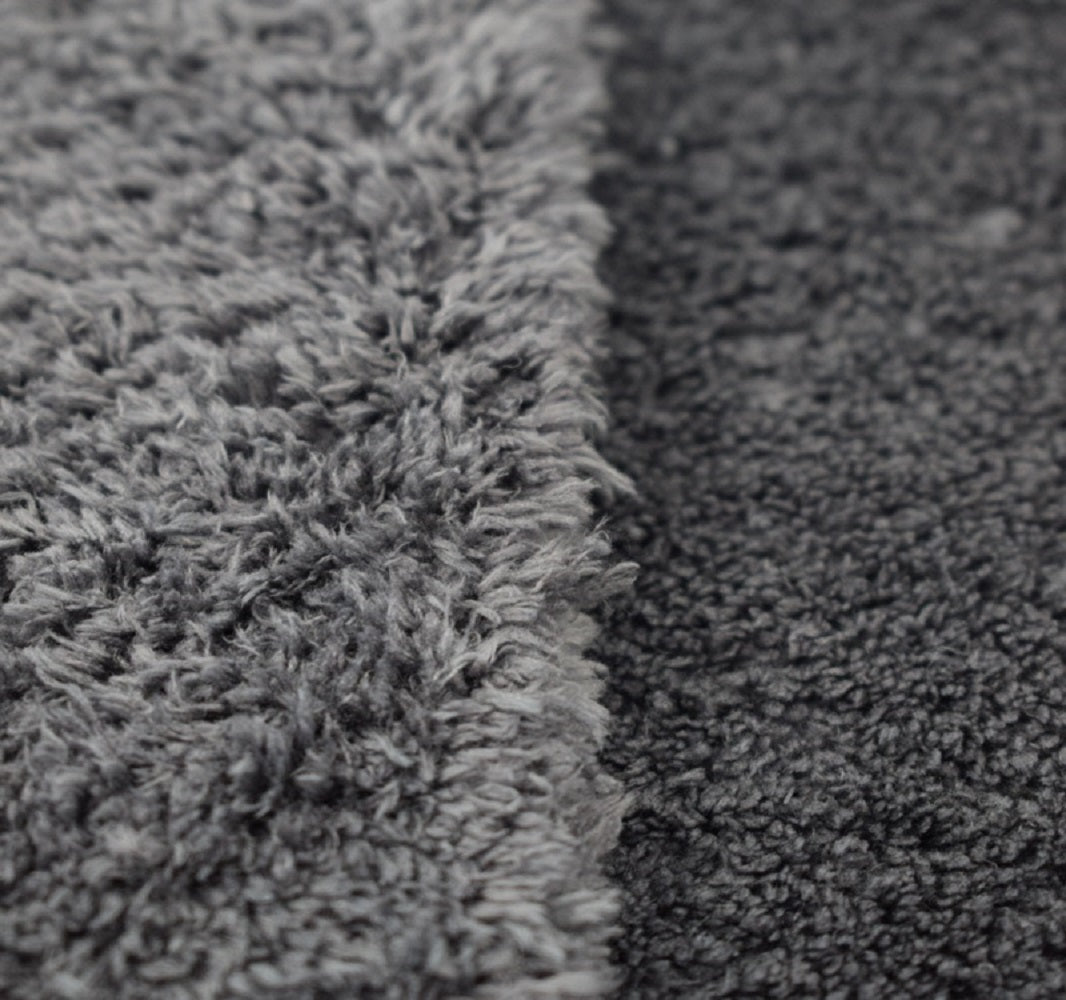 Ultra Soft 450GSM Microfiber Edgless & Dual Sided cloth 60x40 CM Grey