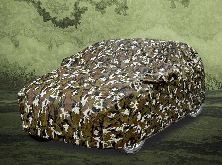 Waterproof Car Body Cover Army Print