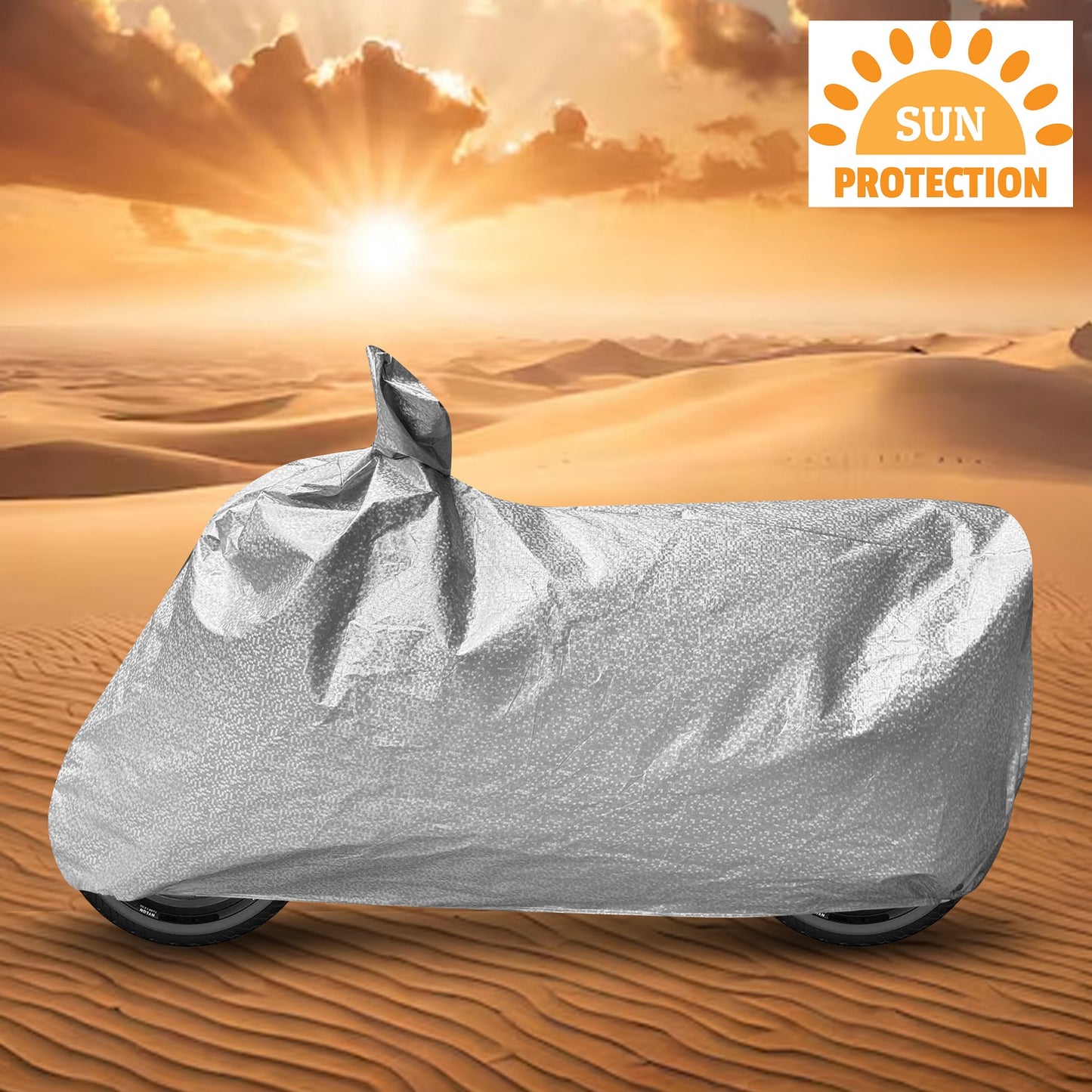 Waterproof Silver Bike & Scooty Cover