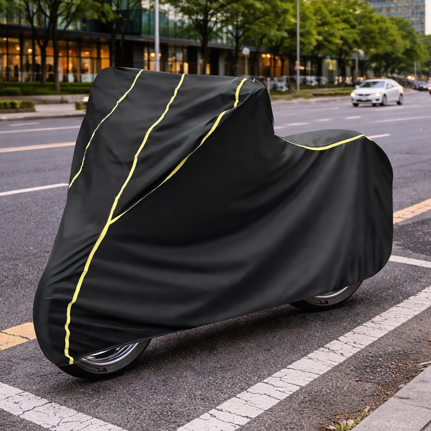 Waterproof Blue Bike & Scooty Cover (Gold Max Series)