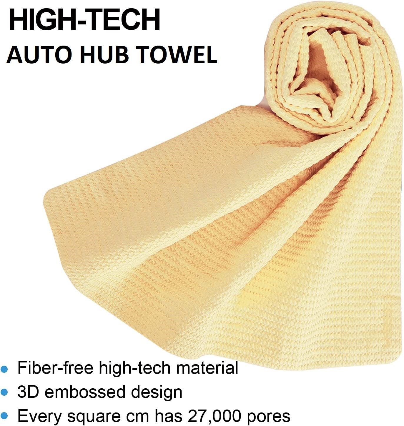 New design lint free microfiber chamois cloth for car