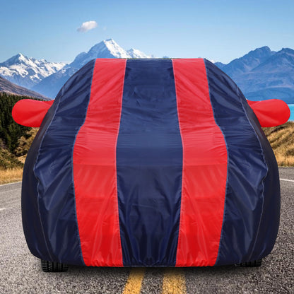 Taffeta Car Cover - Water Resistant Navy Red