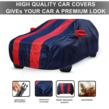 Taffeta Car Cover - Water Resistant Navy Red