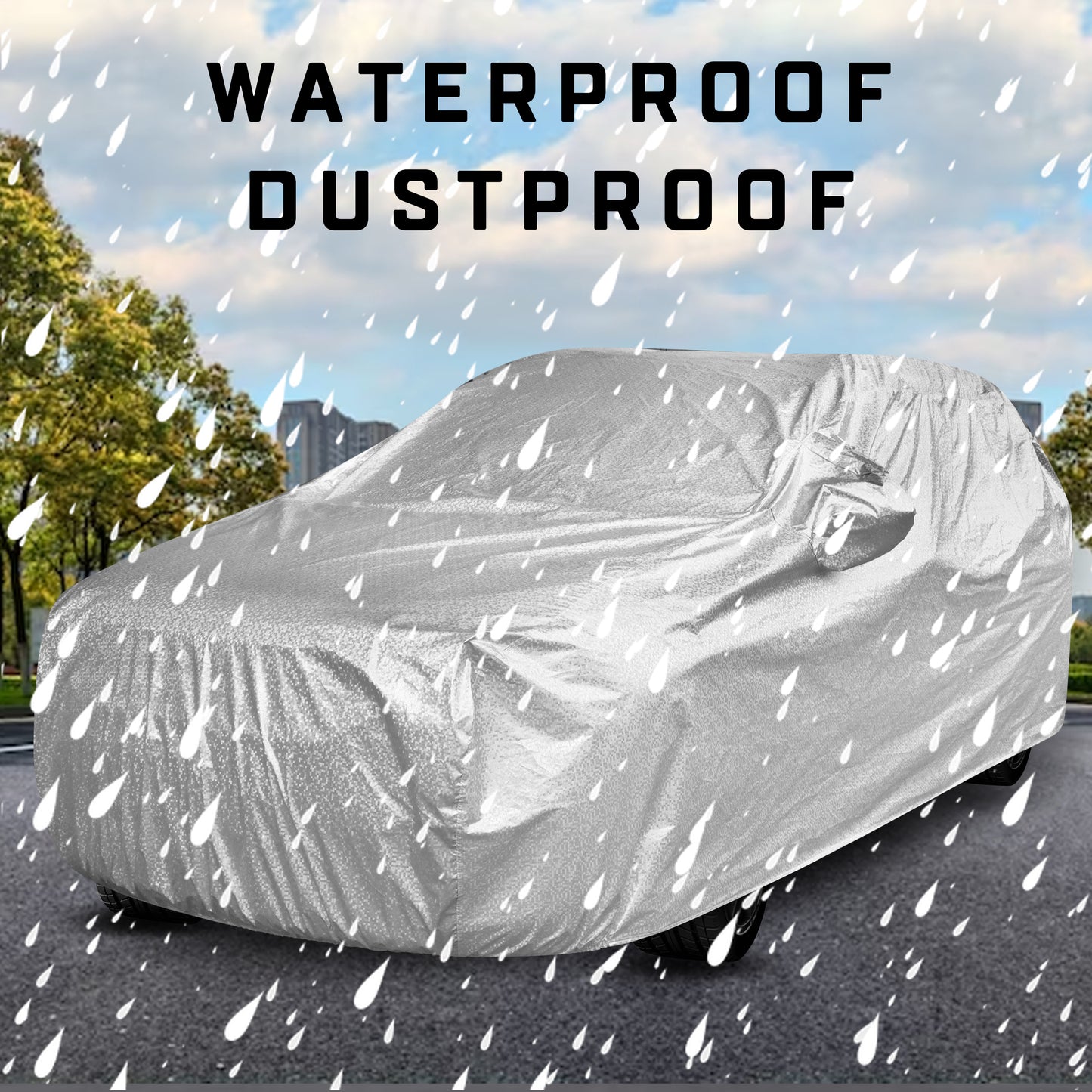 Waterproof SilverTech Car Body Cover