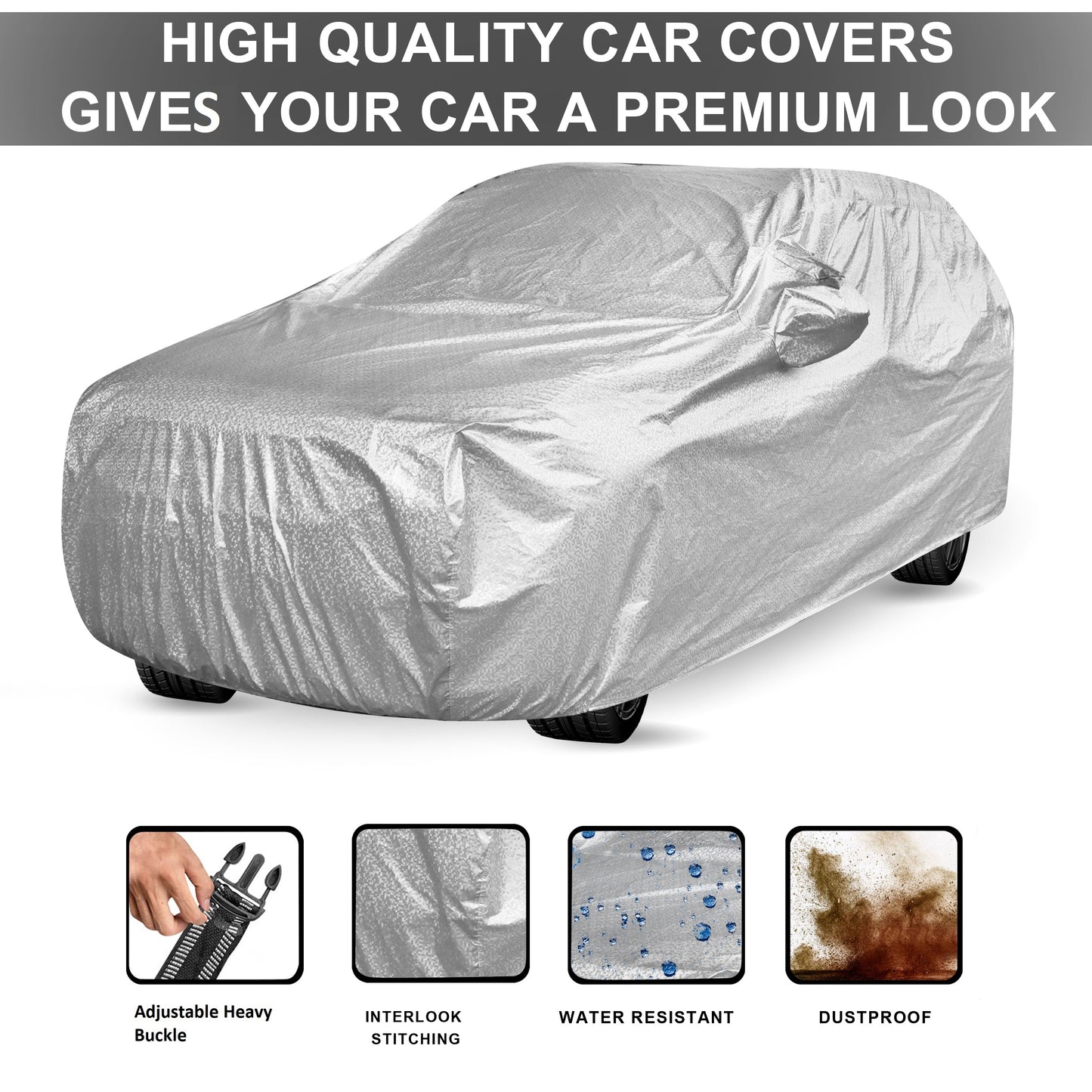 Waterproof SilverTech Car Body Cover