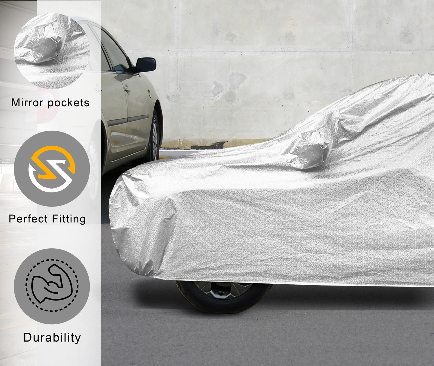 Waterproof SilverTech Car Body Cover