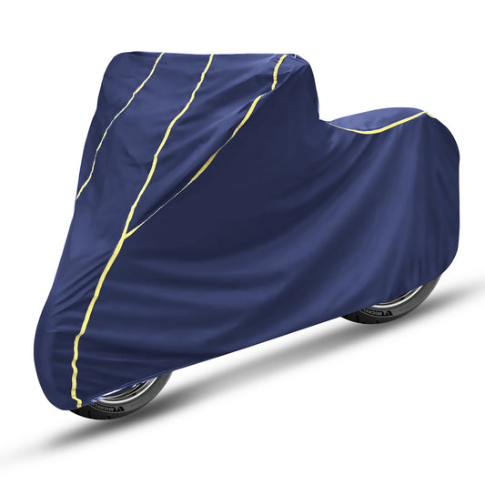 Waterproof Blue Bike & Scooty Cover (Gold Max Series)