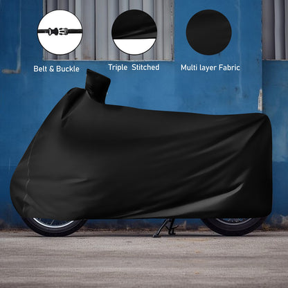 Waterproof Black Bike & Scooty Cover