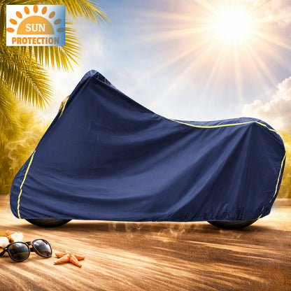 Waterproof Blue Bike & Scooty Cover (Gold Max Series)