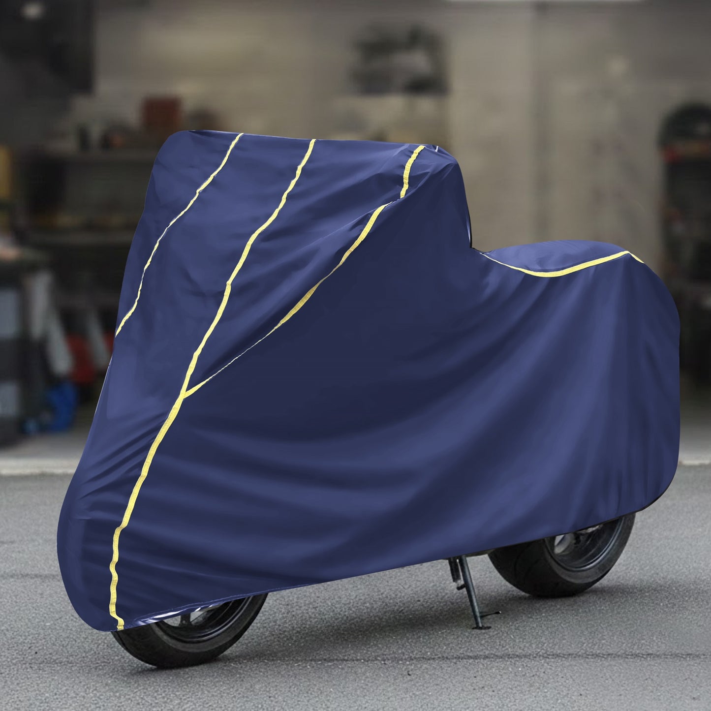 Waterproof Blue Bike & Scooty Cover (Gold Max Series)