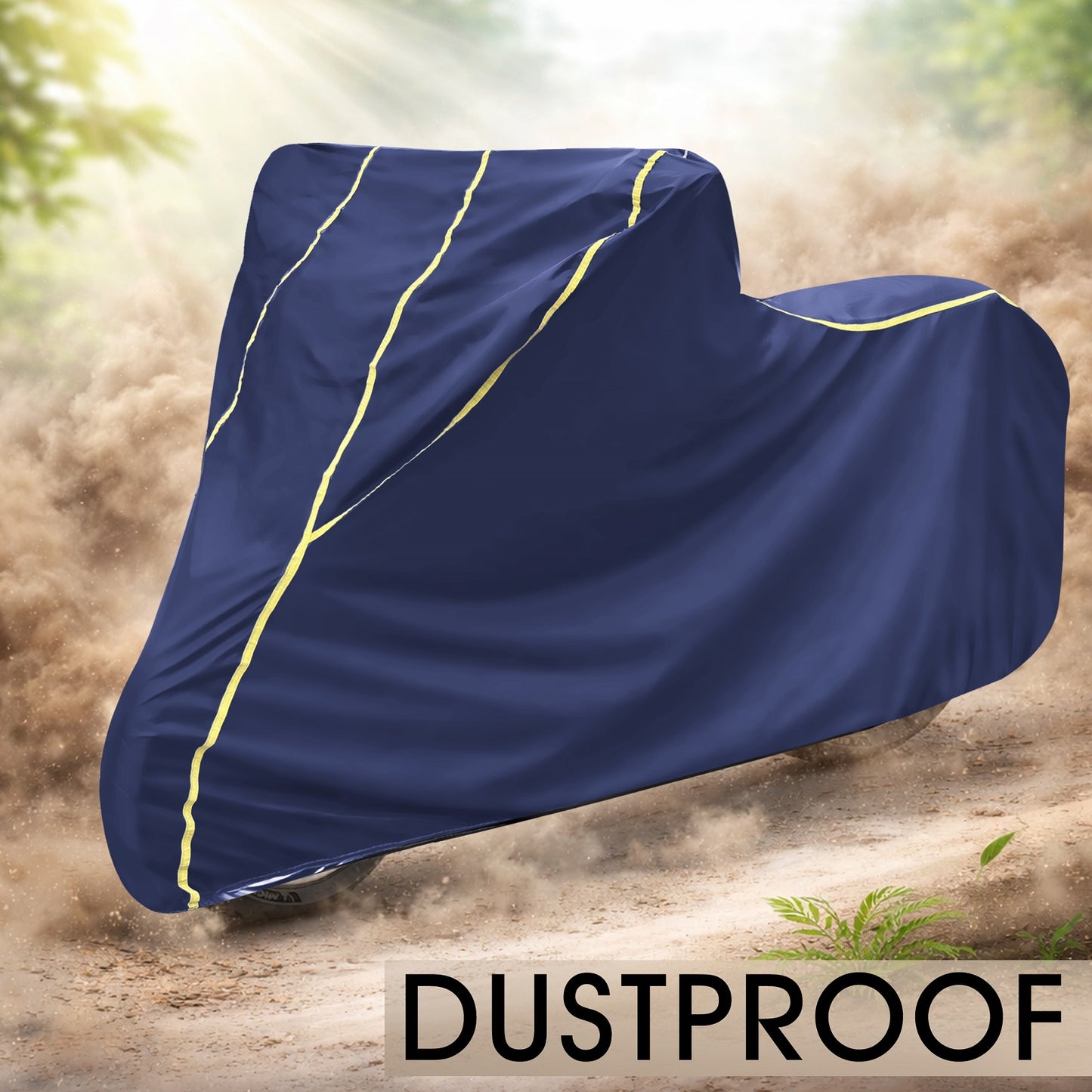 Waterproof Blue Bike & Scooty Cover (Gold Max Series)