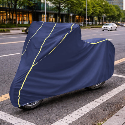 Waterproof Blue Bike & Scooty Cover (Gold Max Series)
