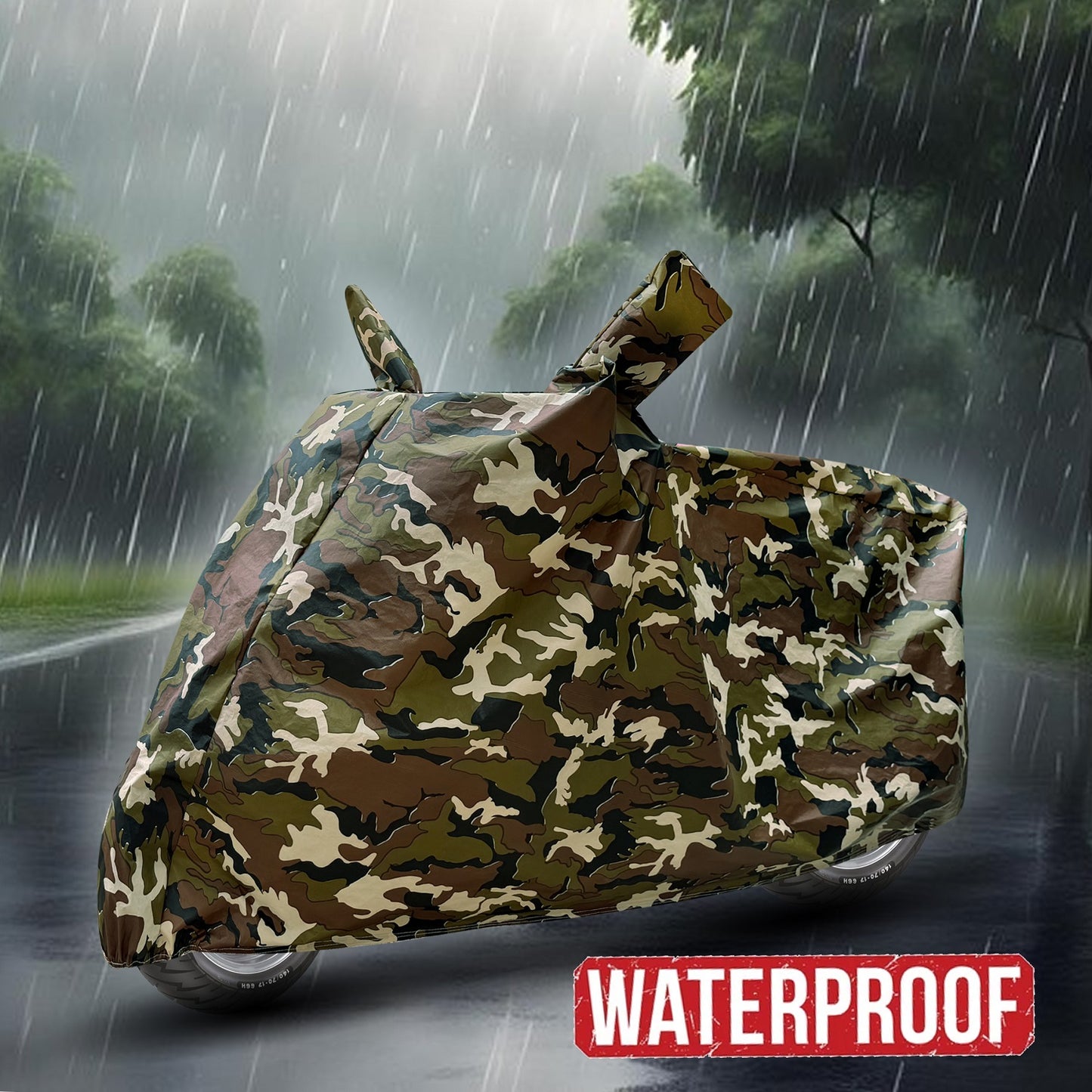 Waterproof Army Bike & Scooty Cover