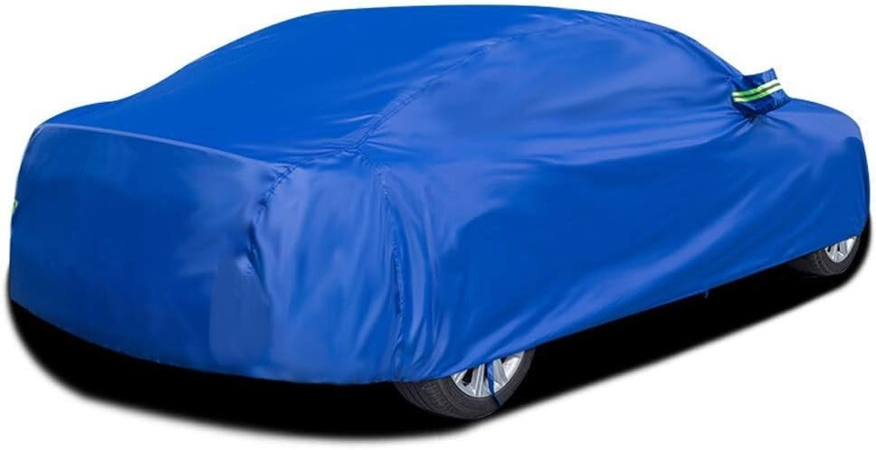 Waterproof Blue Car Body Cover- Taiwan Fabric, Coated