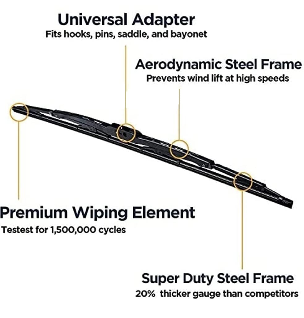 Car Windshield Metal Wiper Blade